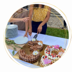 gâteau d'anniversaire vegan.